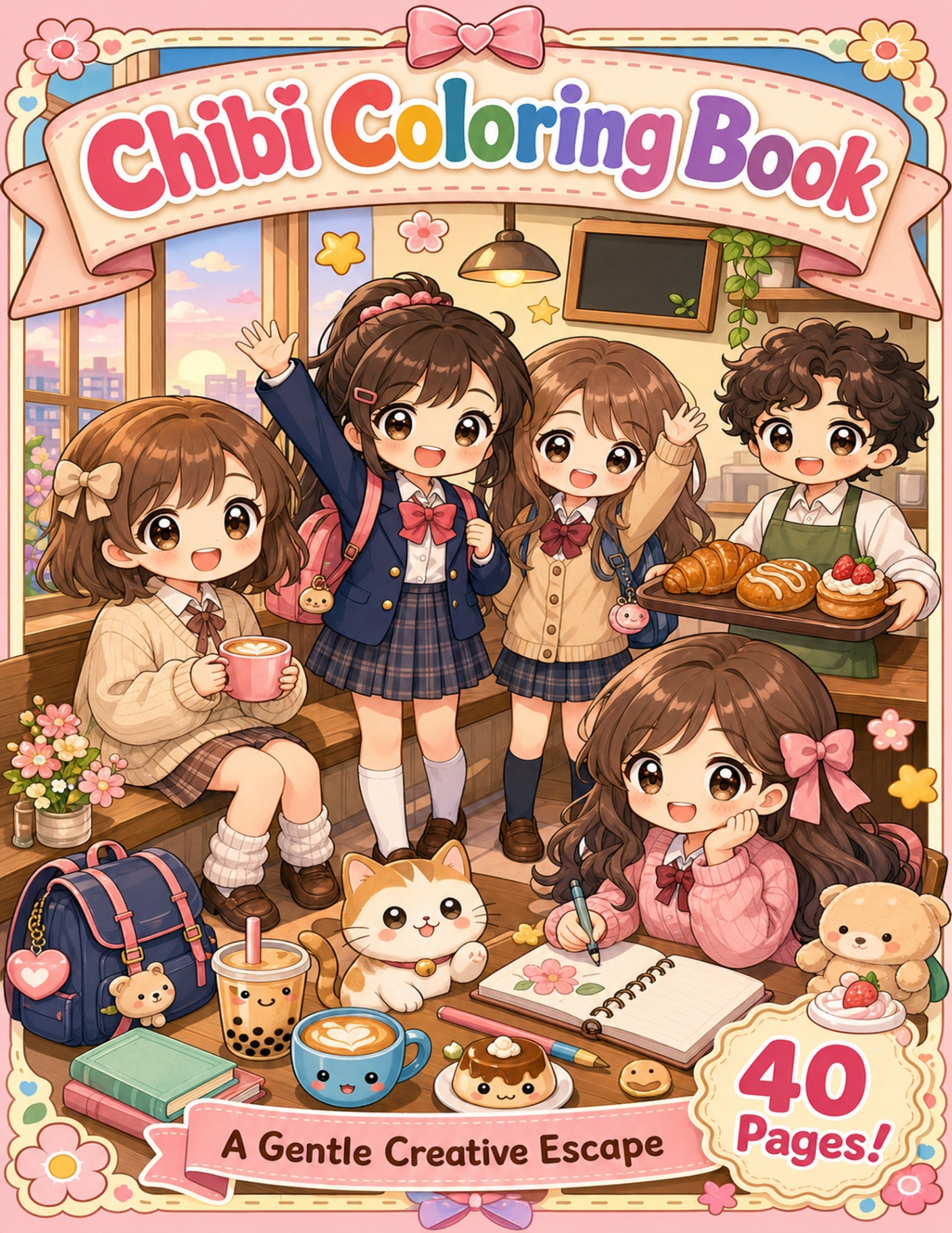 Chibi Coloring Book